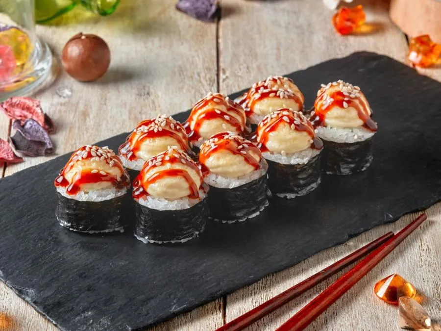 Запеченный с креветкой 