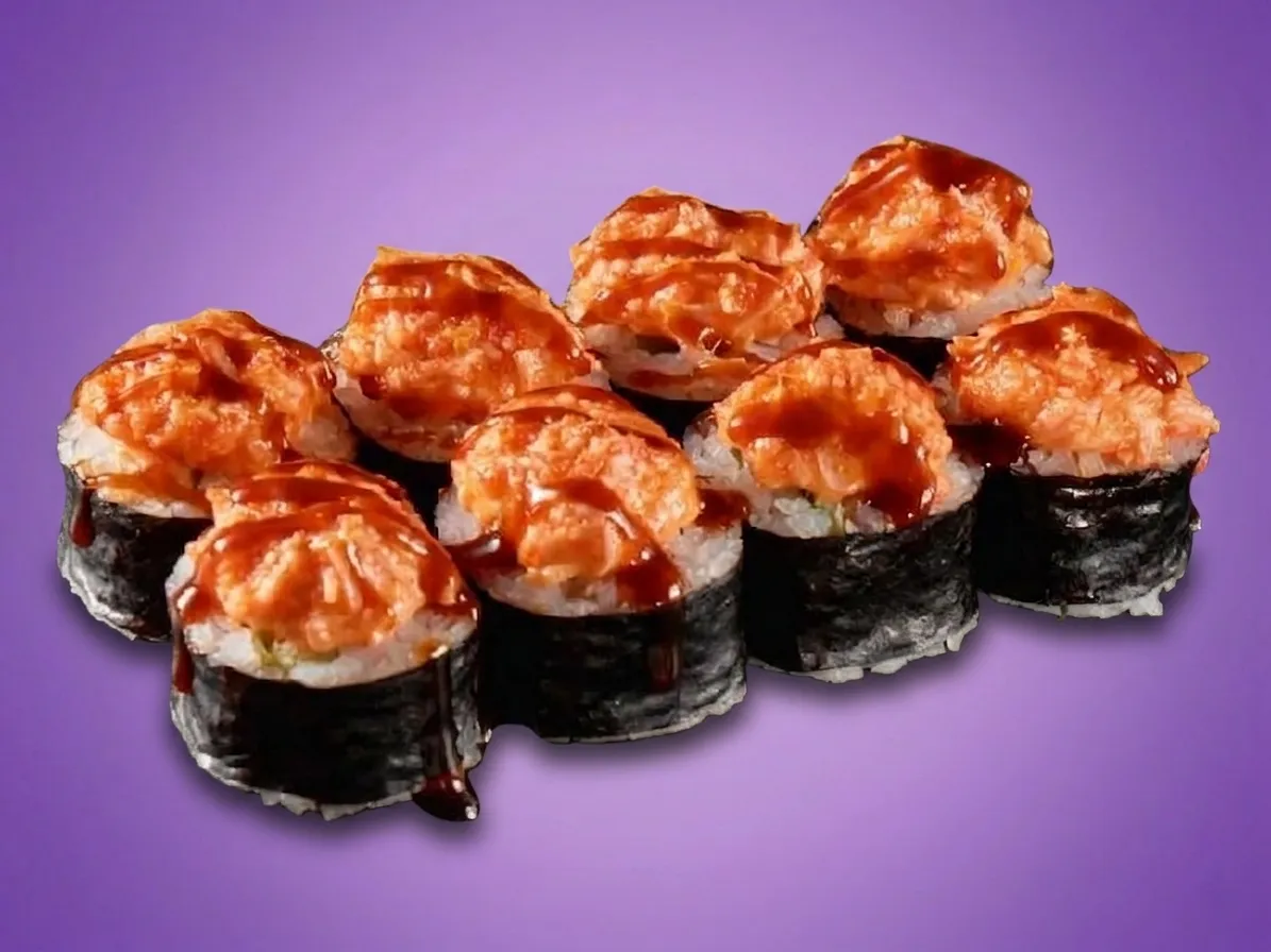 Запеченный с крабом (острый)